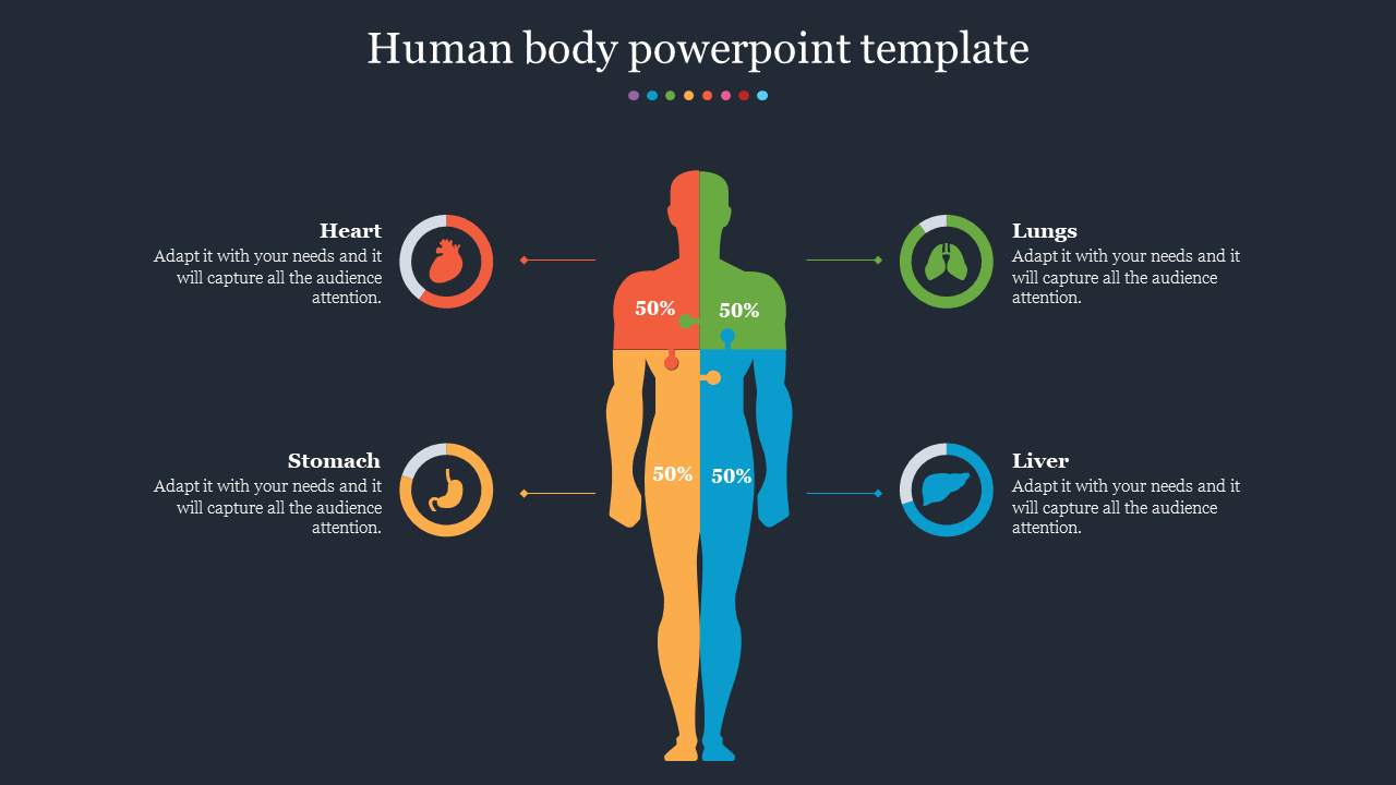  Human Body Puzzle Template PowerPoint Presentation - Model